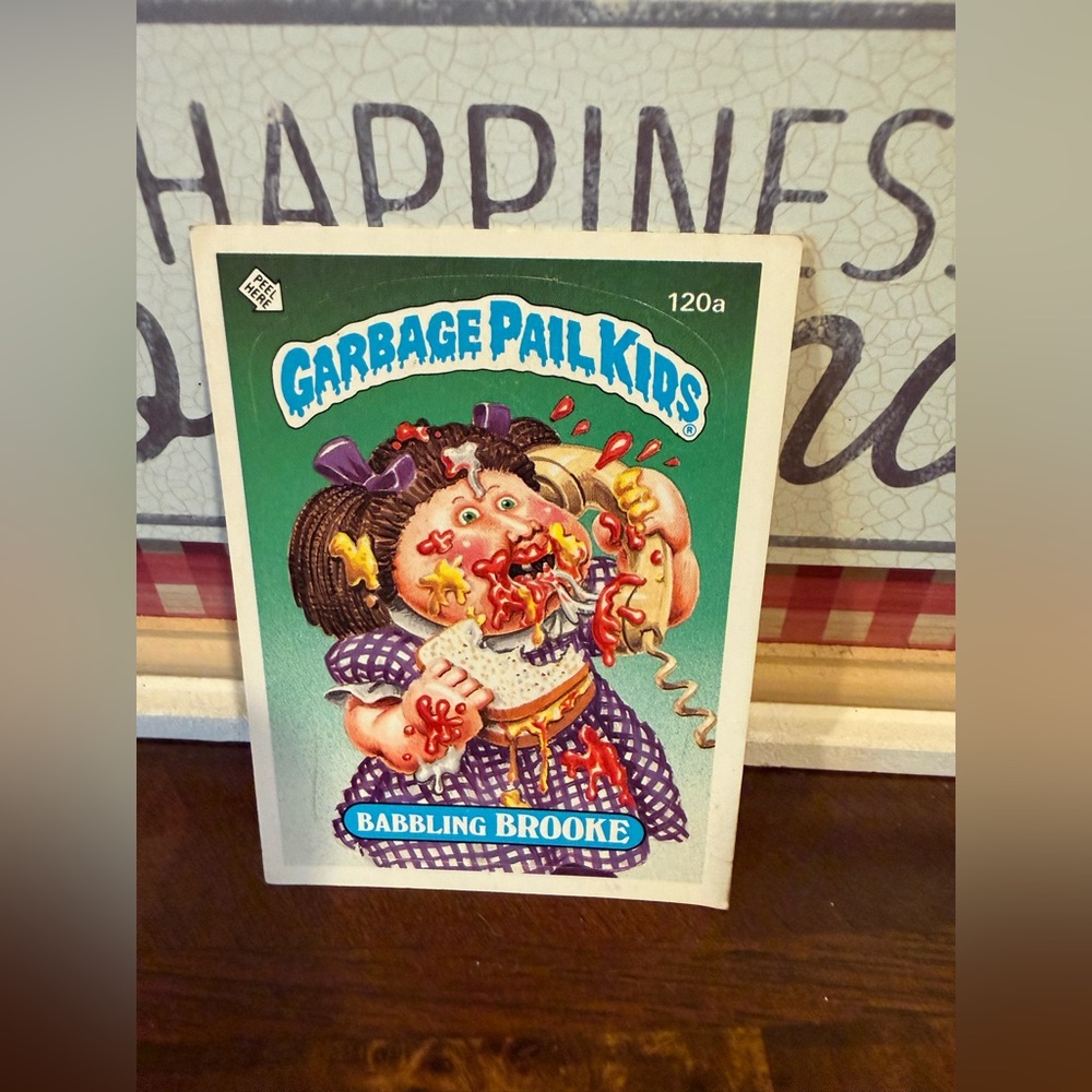 Garbage Pail Kids Babbling Brooke Trading Card